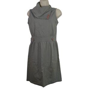 Matilda Jane Secret Fields Beeches Jumper Dress Gray Sleeveless Women Size XS